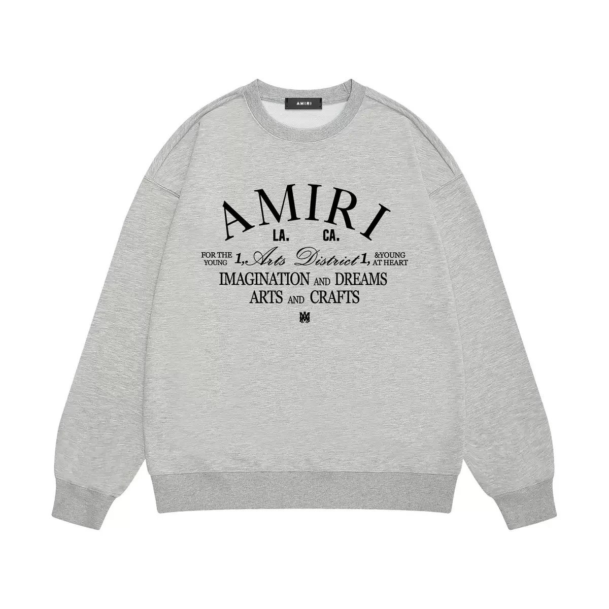 Amiri Logo Embroidered White Hoodie - 5