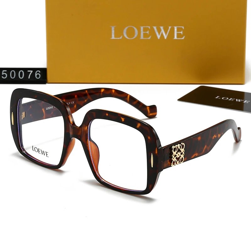 Loewe 50076 Large Square Optical Glasses Tortoise Frame Clear Lenses