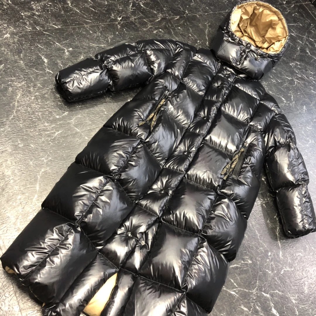 Moncler Maya Long Down Jacket Black - 6
