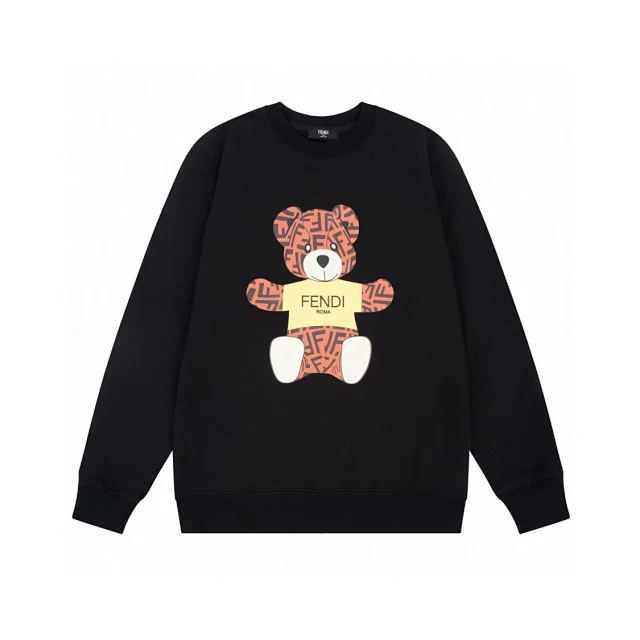 Fendi Hoodies & Sweatshirts Crew Neck Logo Sweatshirt product detail image 5