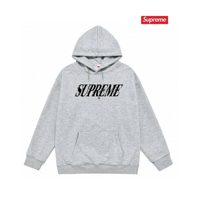 Supreme Hoodies & Sweatshirts Graphic pullover hoodie with kangaroo pocket product detail image 2