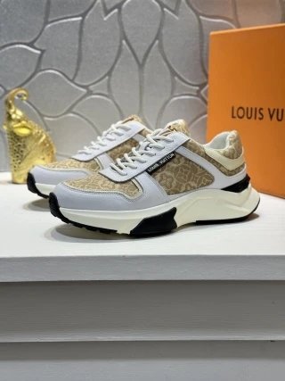 Louis Vuitton Run Away Pulse Beige Gold Monogram Stripe