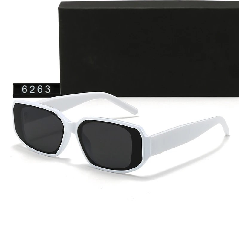 Oversized Geometric Frame Black Sunglasses