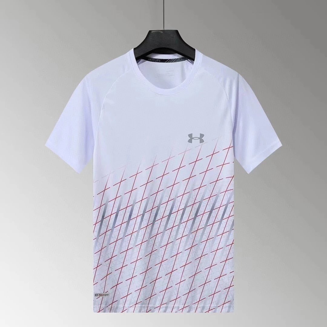 Under Armour HeatGear Run Graphic Tee White