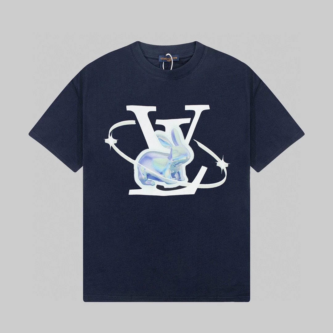 Louis Vuitton LV Rabbit Graphic Tee Navy