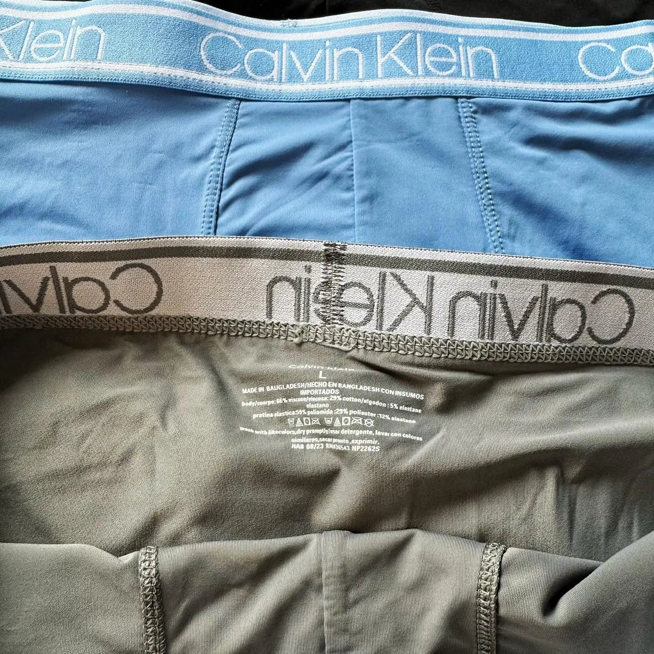 Calvin Klein Modern Air Black and Turquoise Boxer Briefs - 6