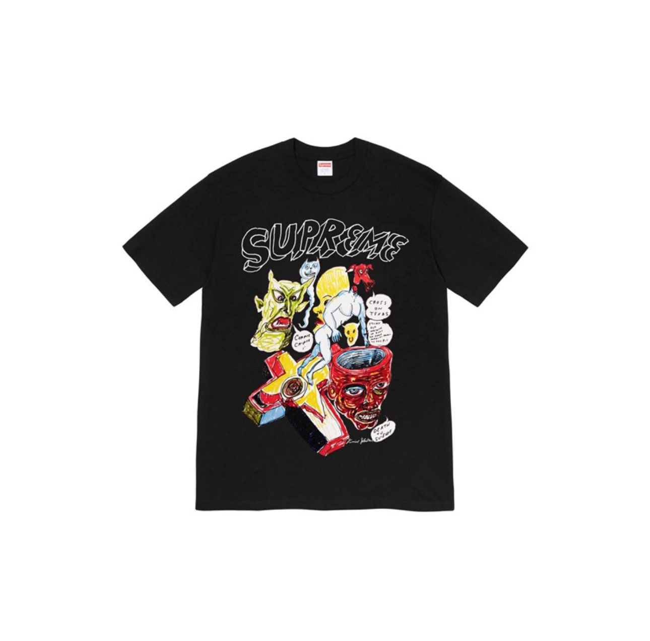 Supreme Death to Supreme Tee Black