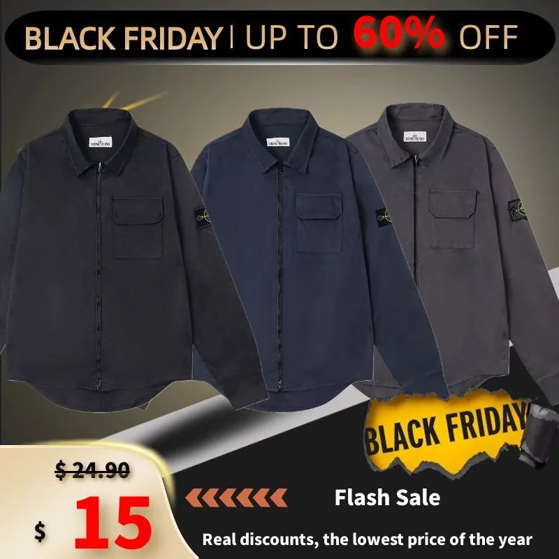 【 DX30 】 【 Black Five Limited Time Special 】 Casual Versatile Zipper Shirt
