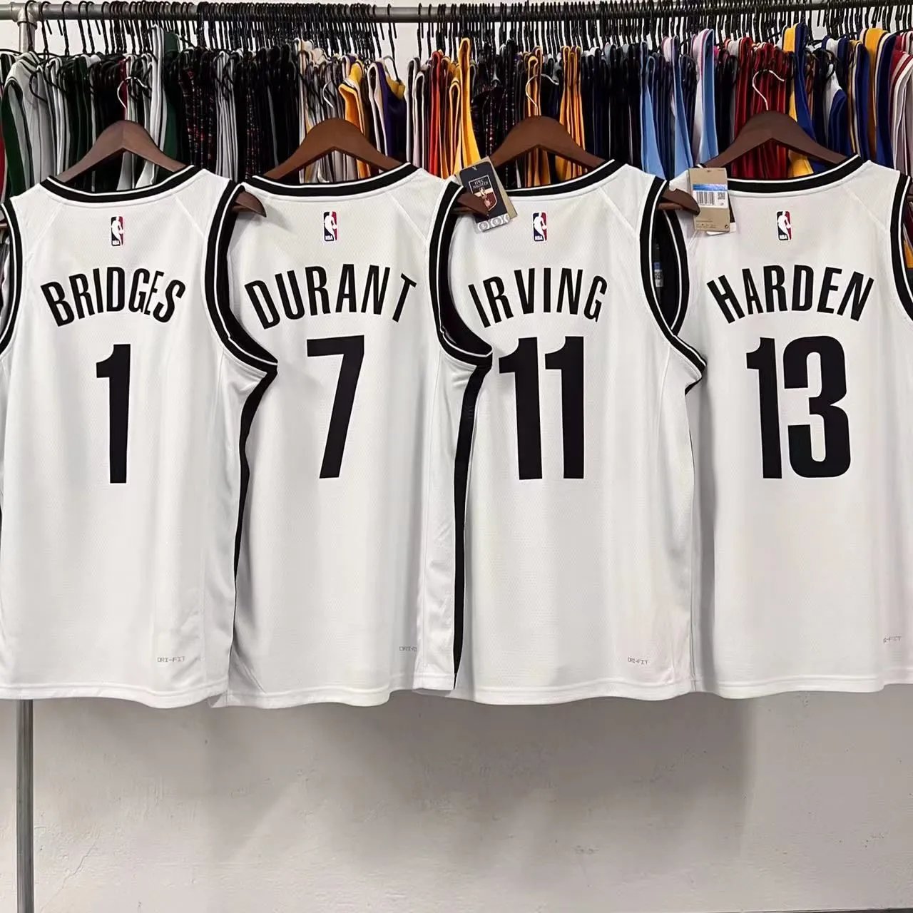 NBA Irving #11 White Swingman Jersey - 3