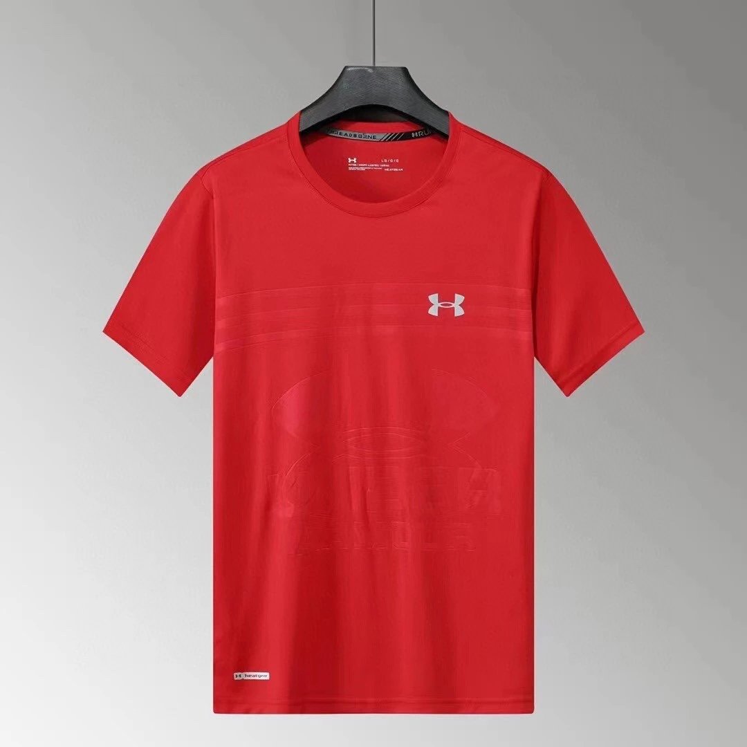 Under Armour HeatGear Threadborne Run Tee Red