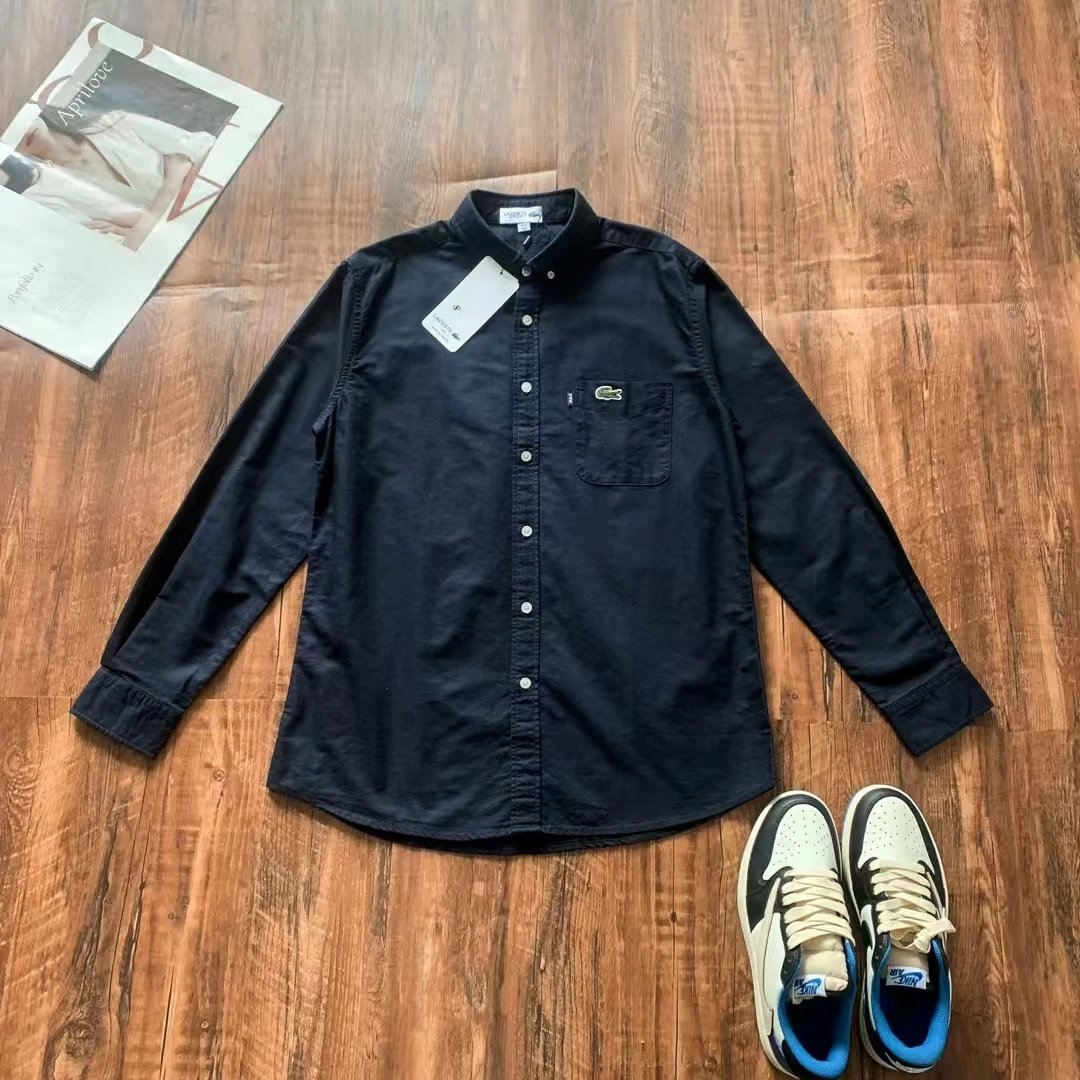 [ABC13-12] Autumn long sleeve shirt men and women loose casual