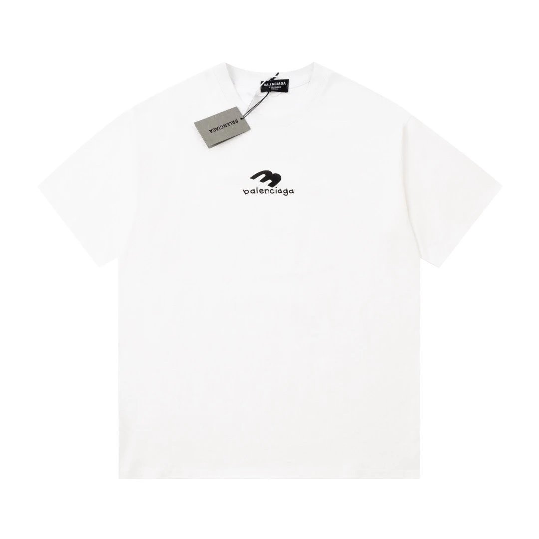Balenciaga BB Symbol Logo Tee White
