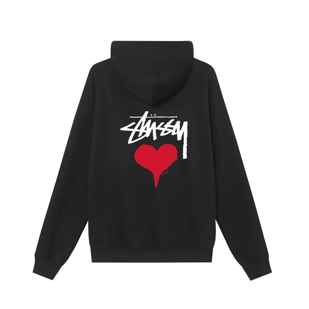 Stussy Flaming Dice Hoodie White