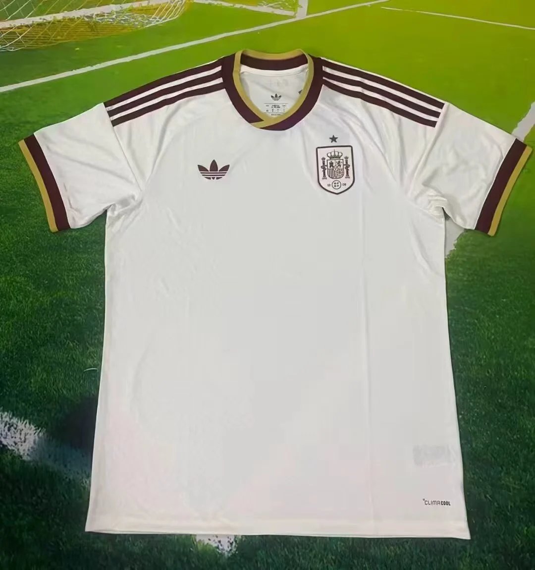 【 DX1-7 】 2026 Spanish Football Team away jersey player edition (customized non refundable)
