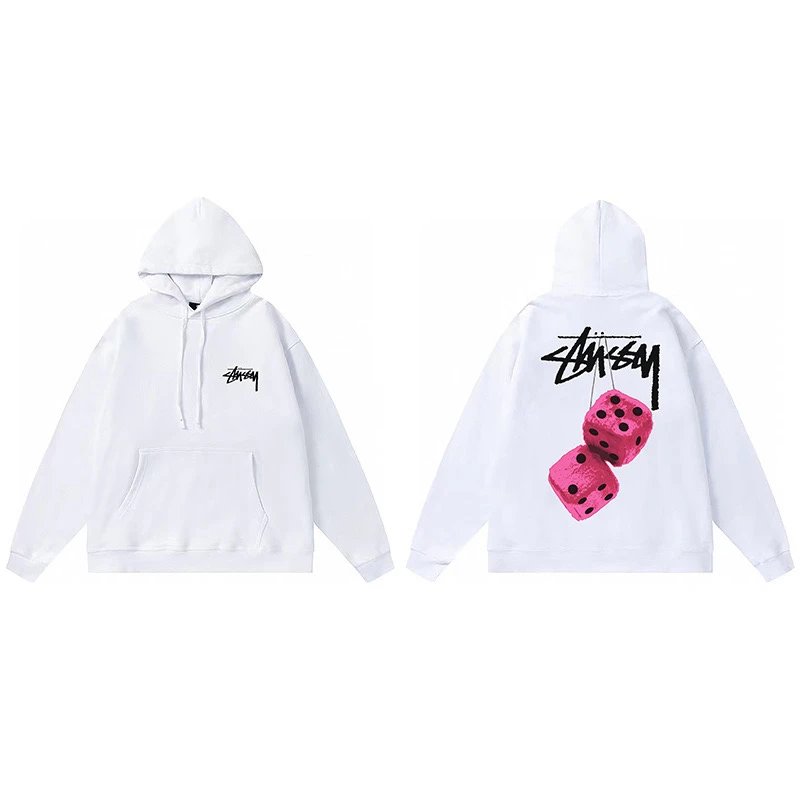 Stussy 8-Ball Hoodie White - 21