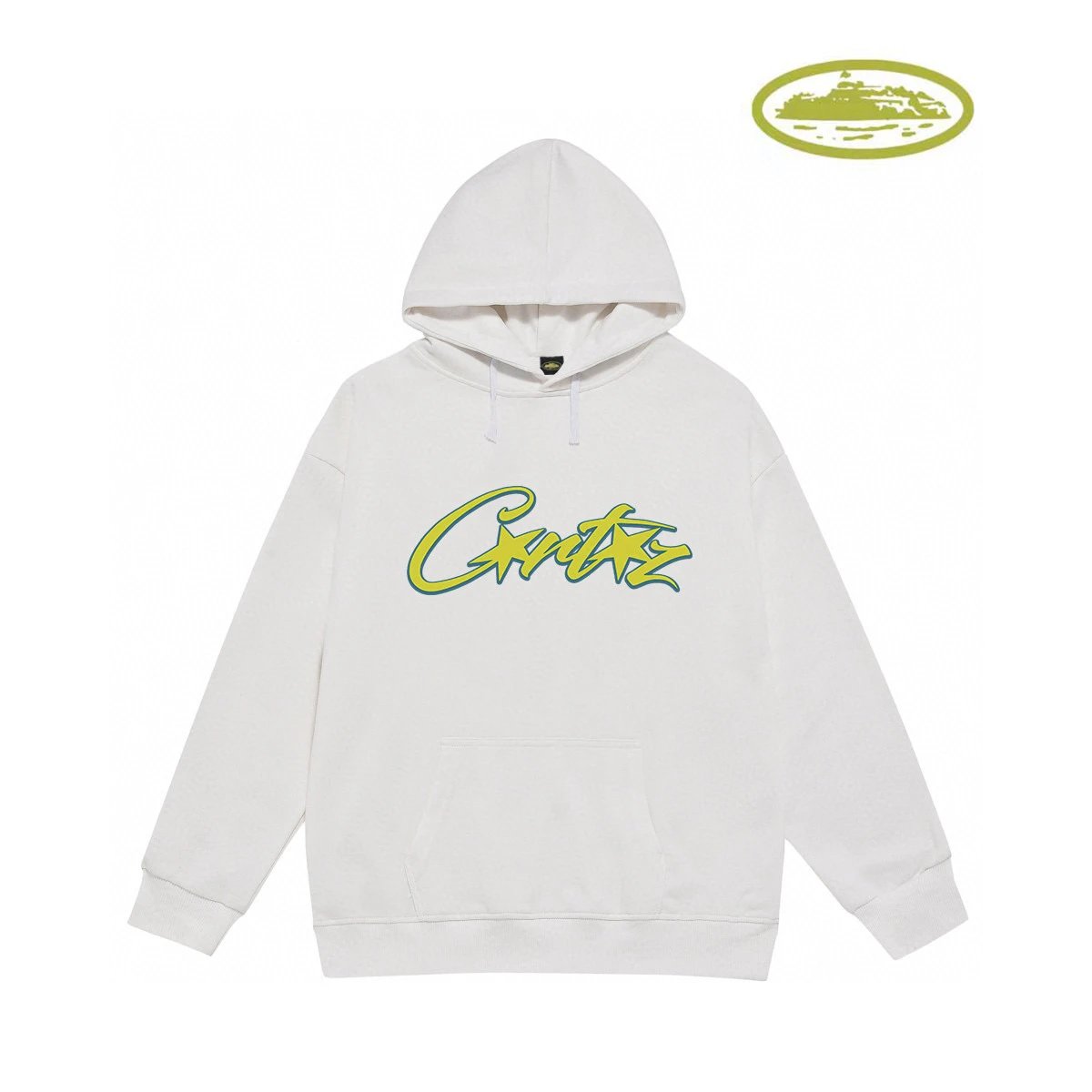 Corteiz Script Logo Heather Gray Hoodie - 13