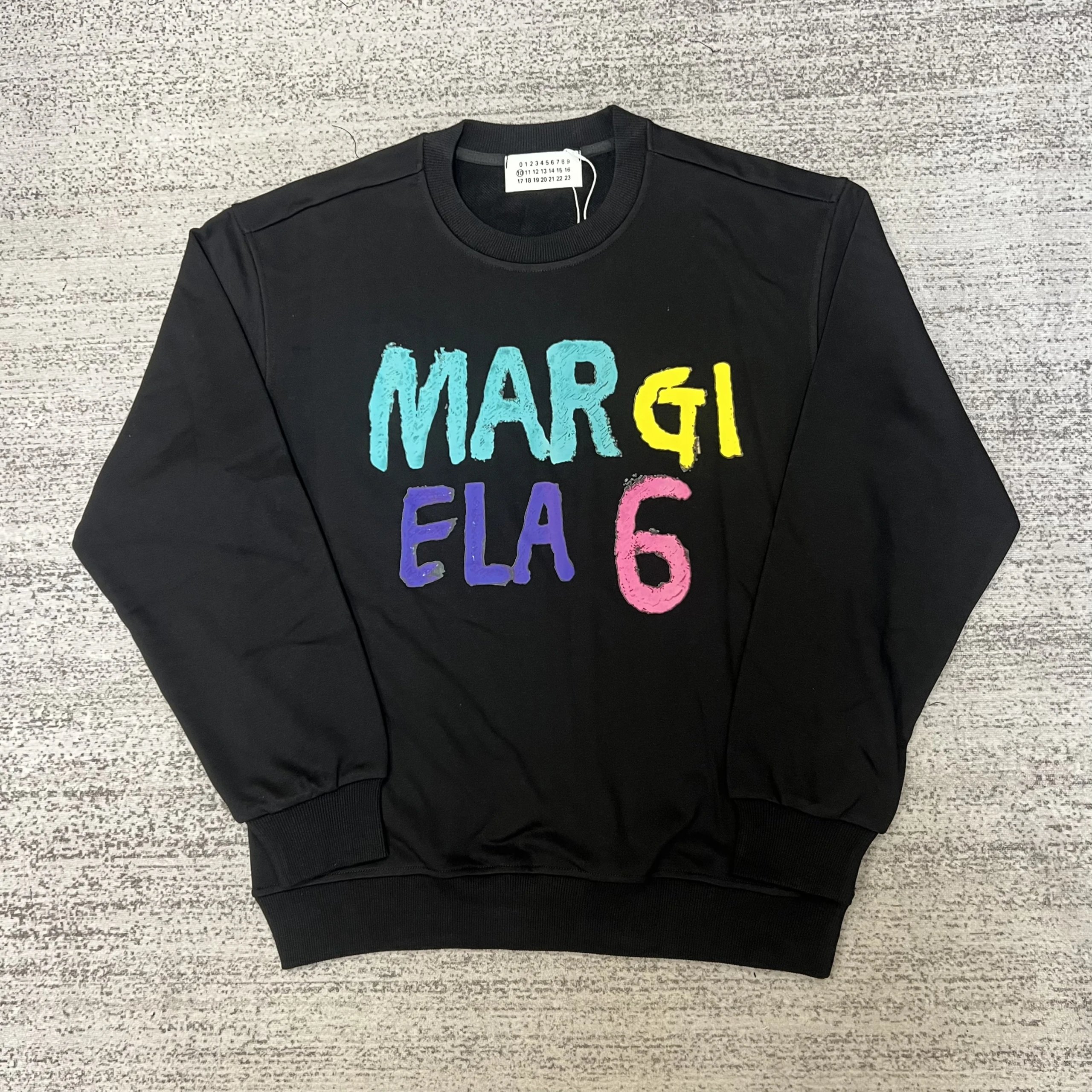 Maison Margiela MM6 Logo Print White Sweatshirt - 17