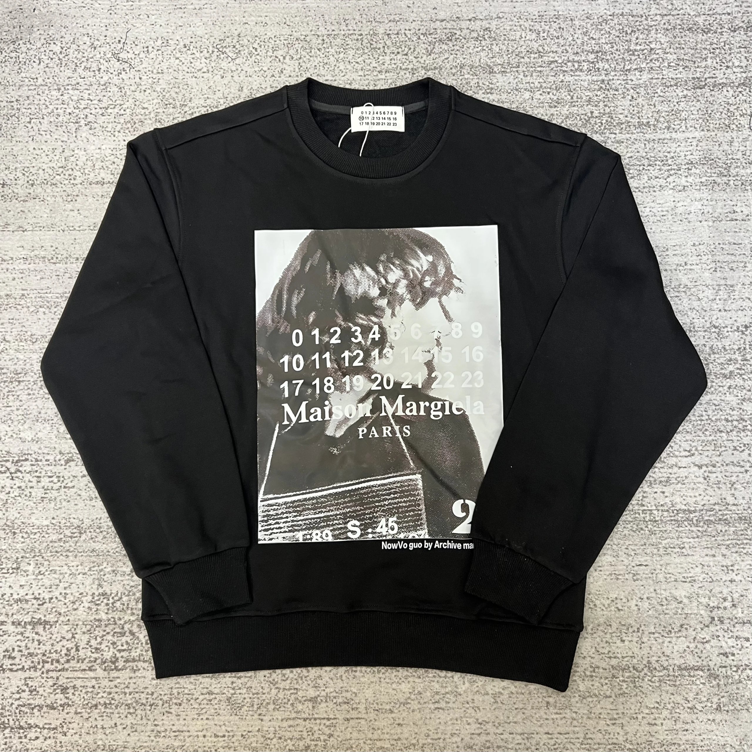 Maison Margiela MM6 Logo Print White Sweatshirt - 23