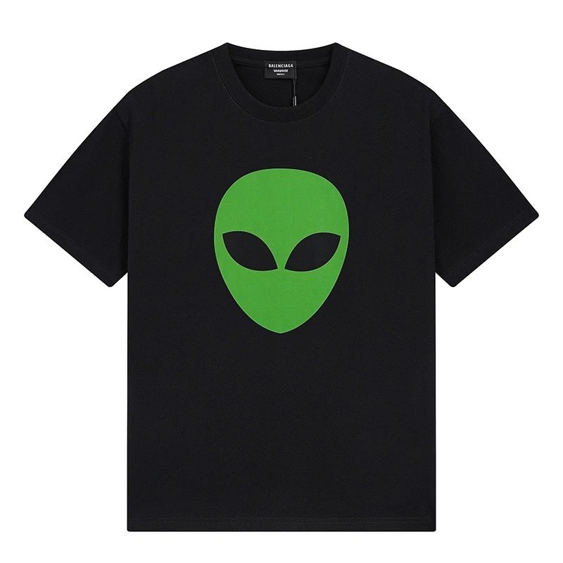 Balenciaga Alien Print Tee Black