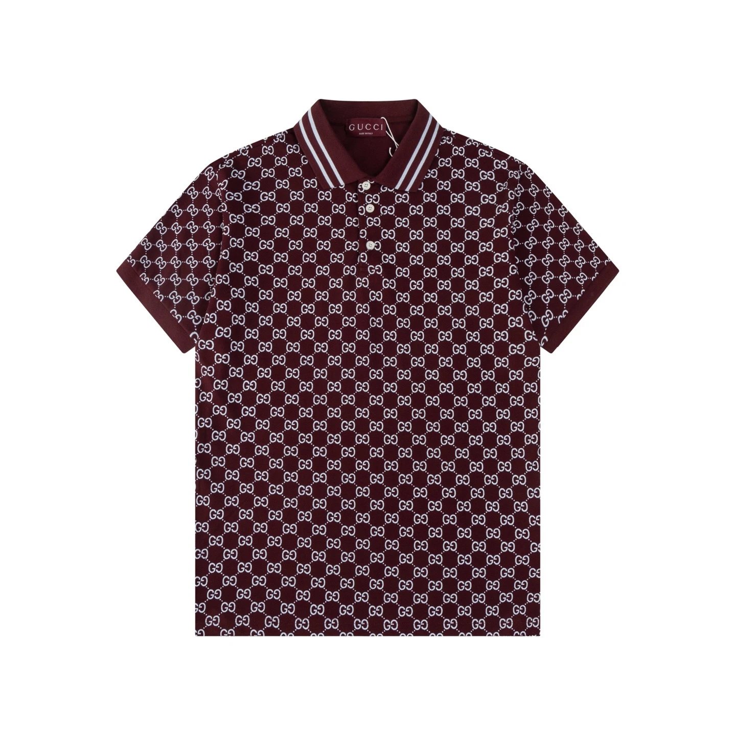 Gucci GG Monogram Polo Burgundy
