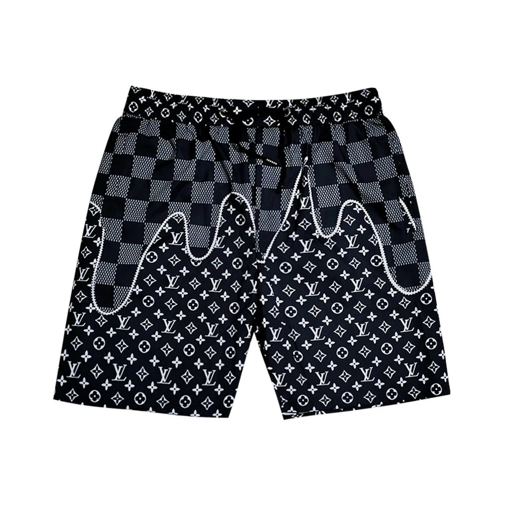 Louis Vuitton Damier Monogram Shorts Black