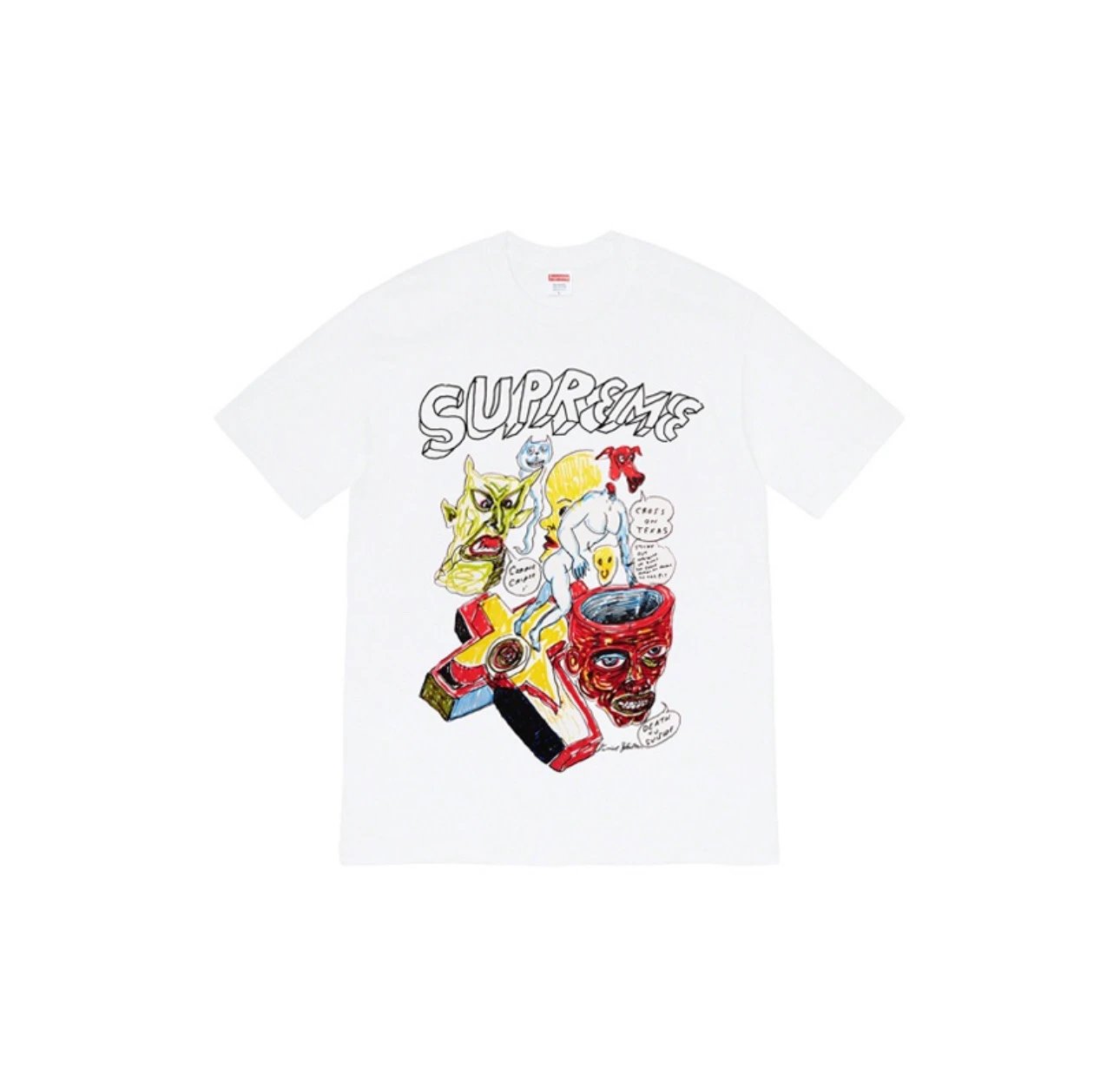 Supreme Death to Supreme Tee White