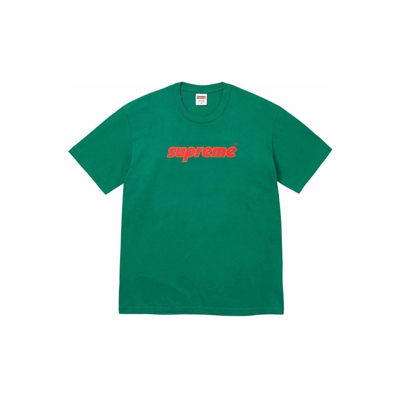 Supreme Pinline Logo Tee Green
