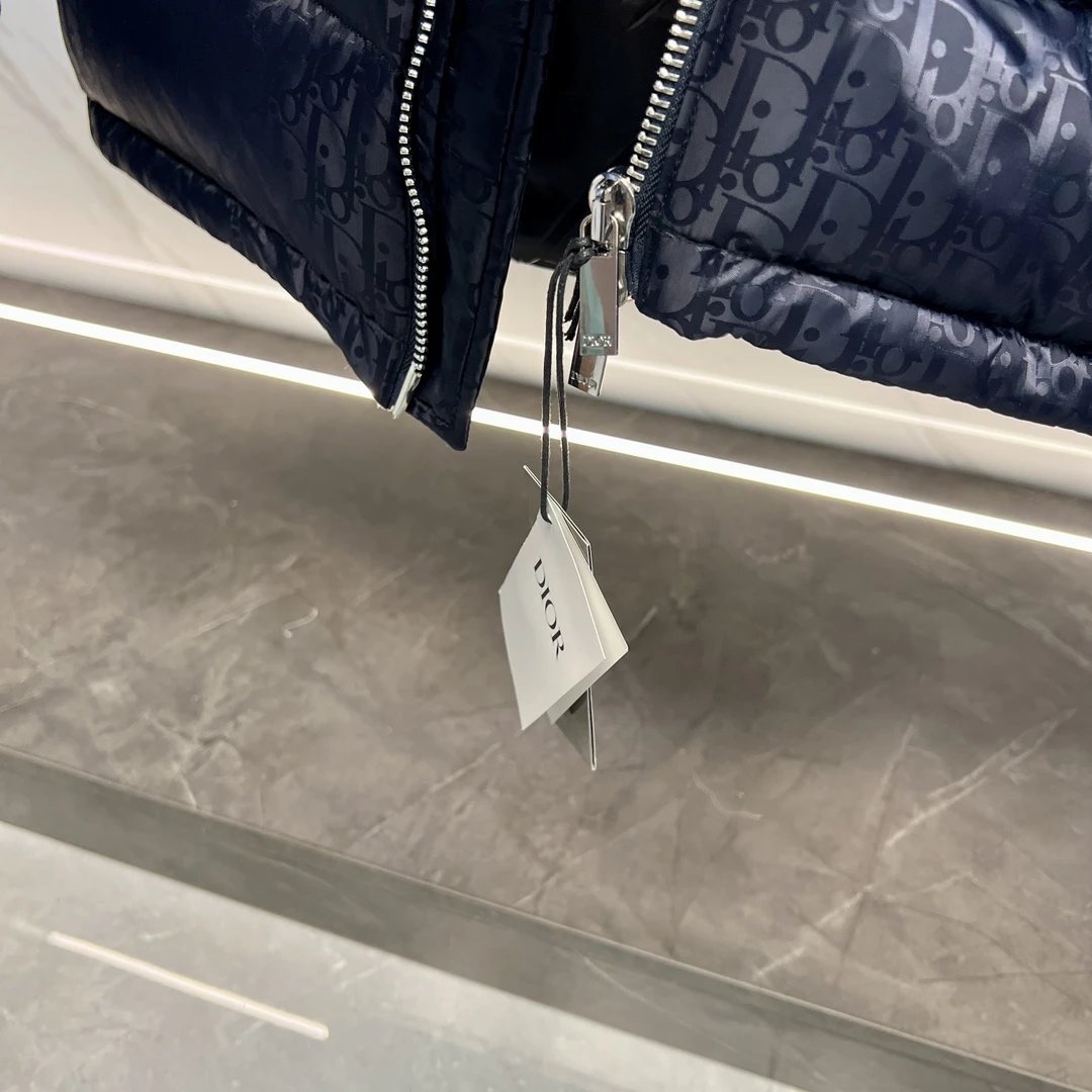 Dior Oblique Monogram Down Jacket Black - 16