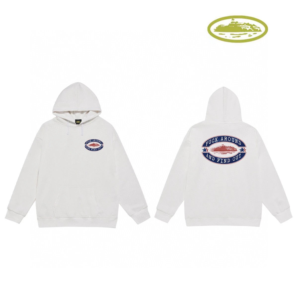 Corteiz Logo Hoodie Gray - 6