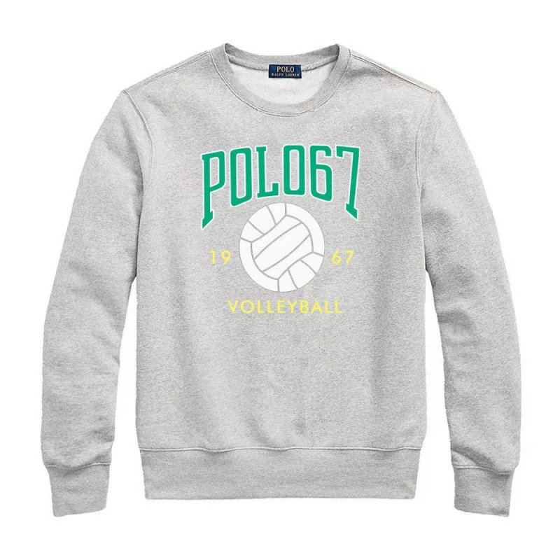 Polo Ralph Lauren Script Logo Crewneck Sweatshirt White Hoodie - 10