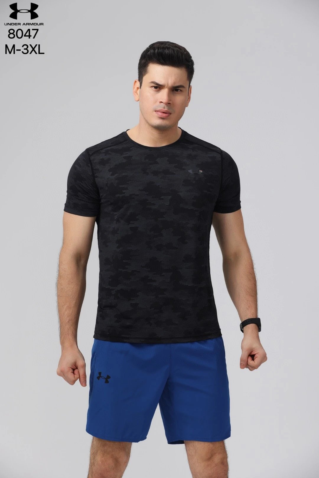 Under Armour Tech Camo Tee Black