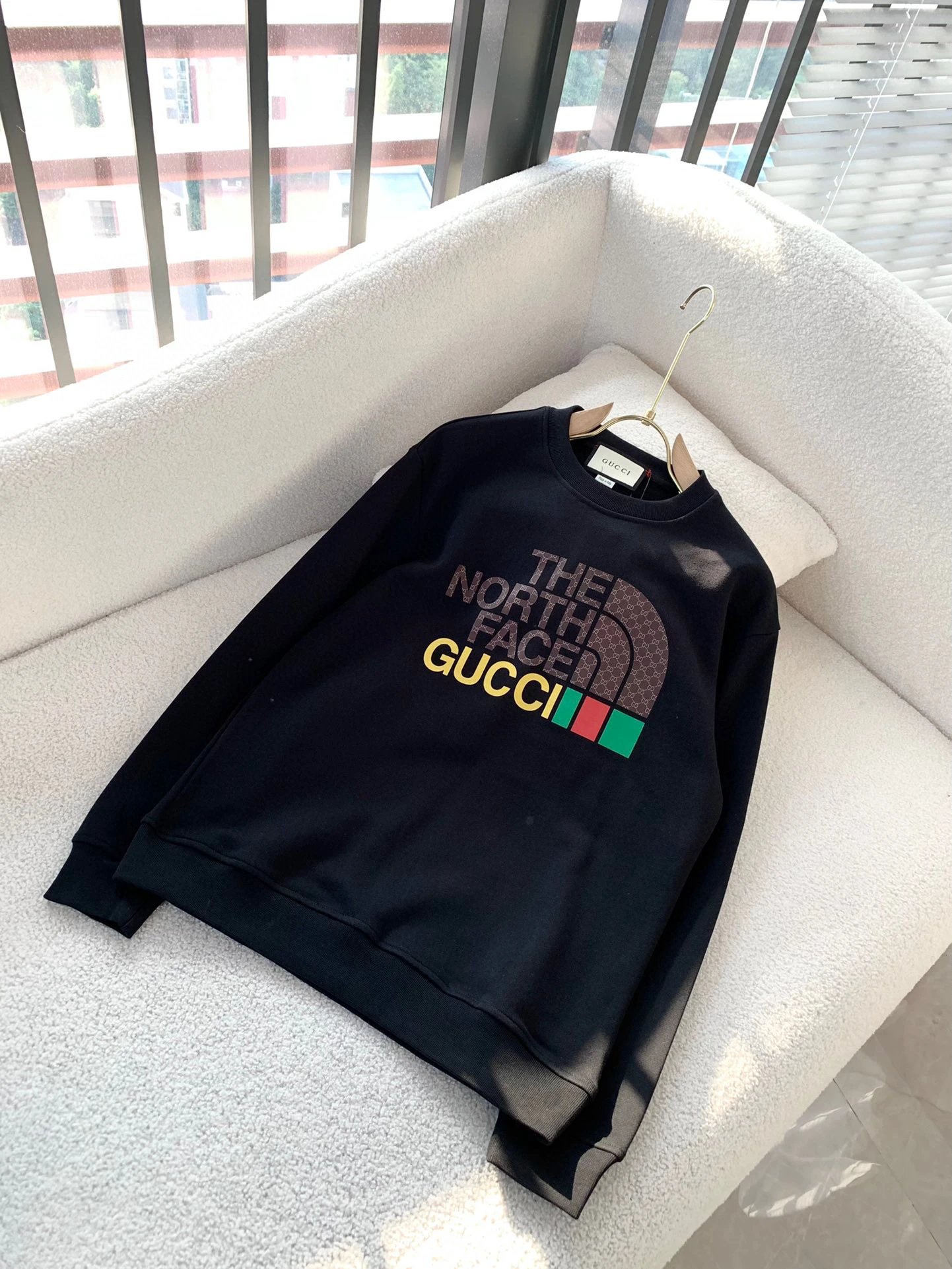 Gucci Lightning Logo White Hoodie - 8