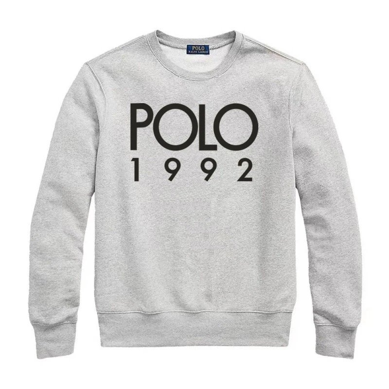 Polo Ralph Lauren Script Logo Crewneck Sweatshirt White Hoodie - 4