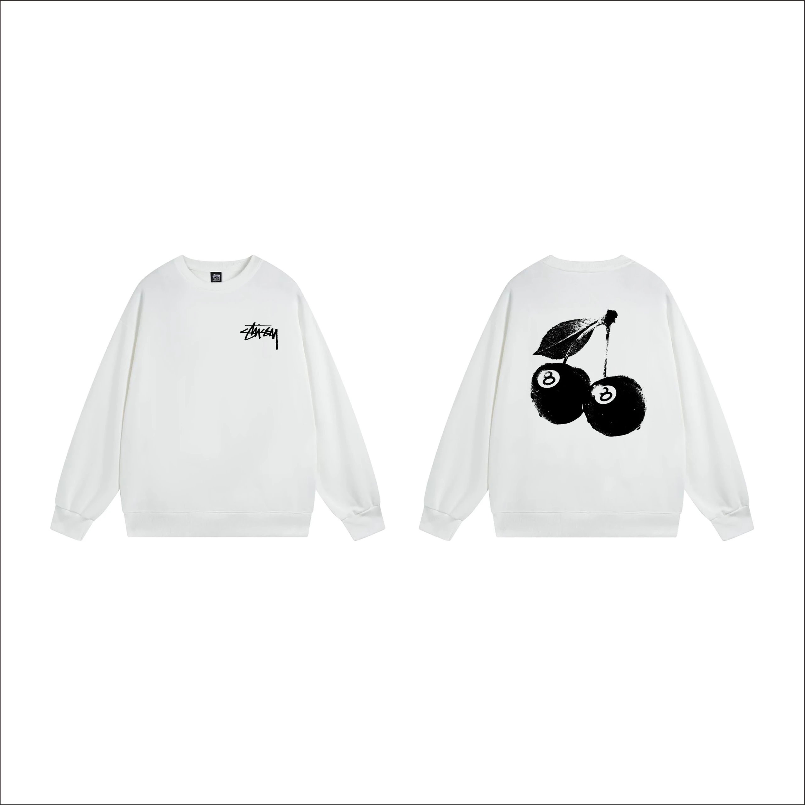 Stussy 8-Ball Cherry Sweatshir