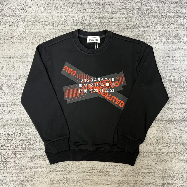 Maison Margiela Hoodies & Sweatshirts Crewneck Logo Print Sweatshirt product detail image 23