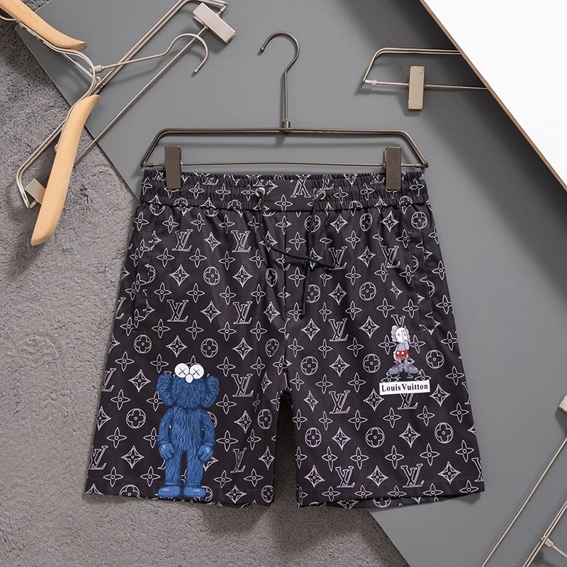 Louis Vuitton x KAWS Monogram Shorts Black