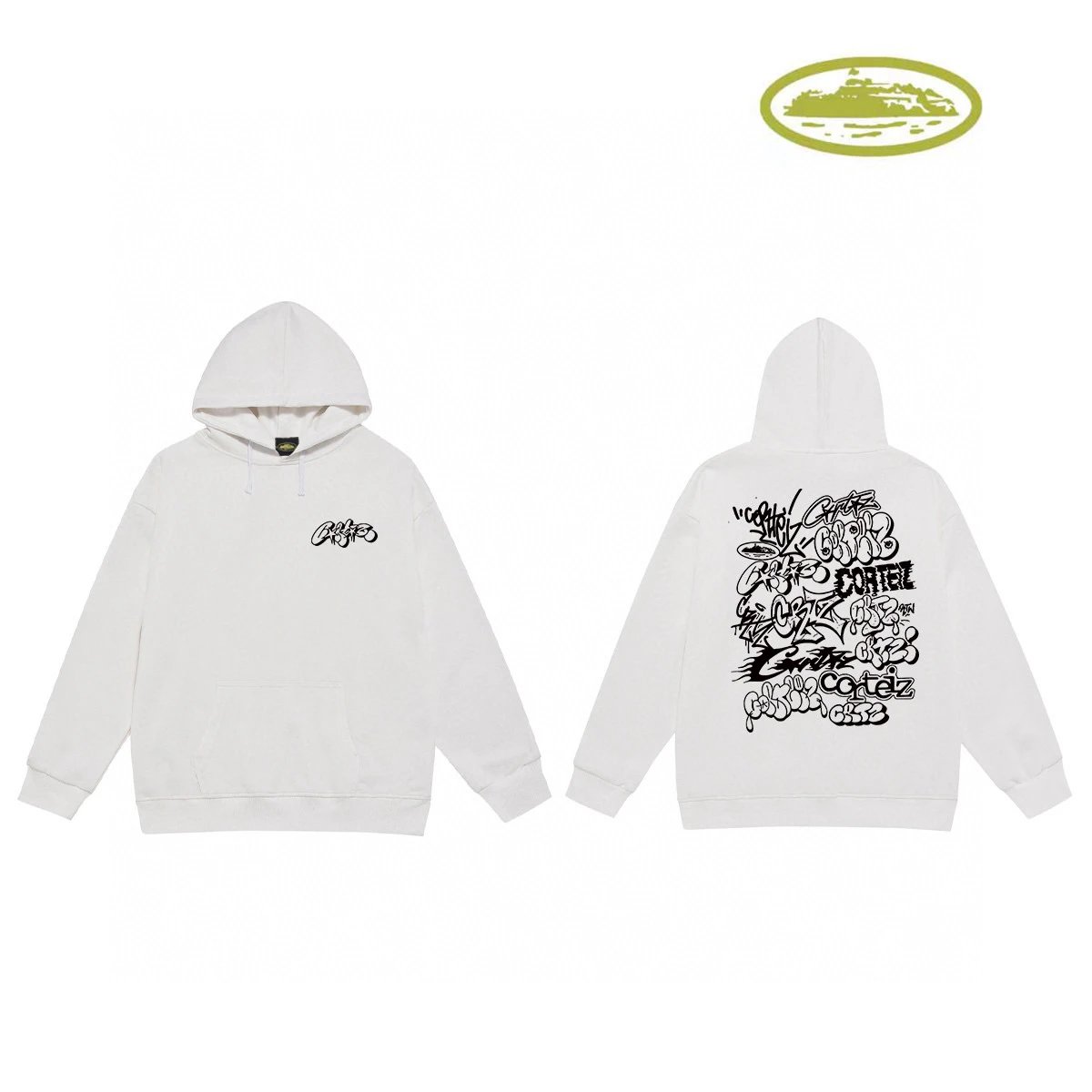 Design No Carry Last Hoodie White Green Hoodie - 11
