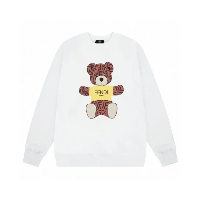 Fendi Hoodies & Sweatshirts Crew Neck Logo Sweatshirt product detail image 6