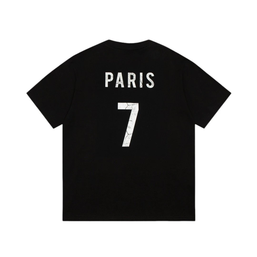Paris Saint-Germain Jersey-Style T-Shirt Black - 8
