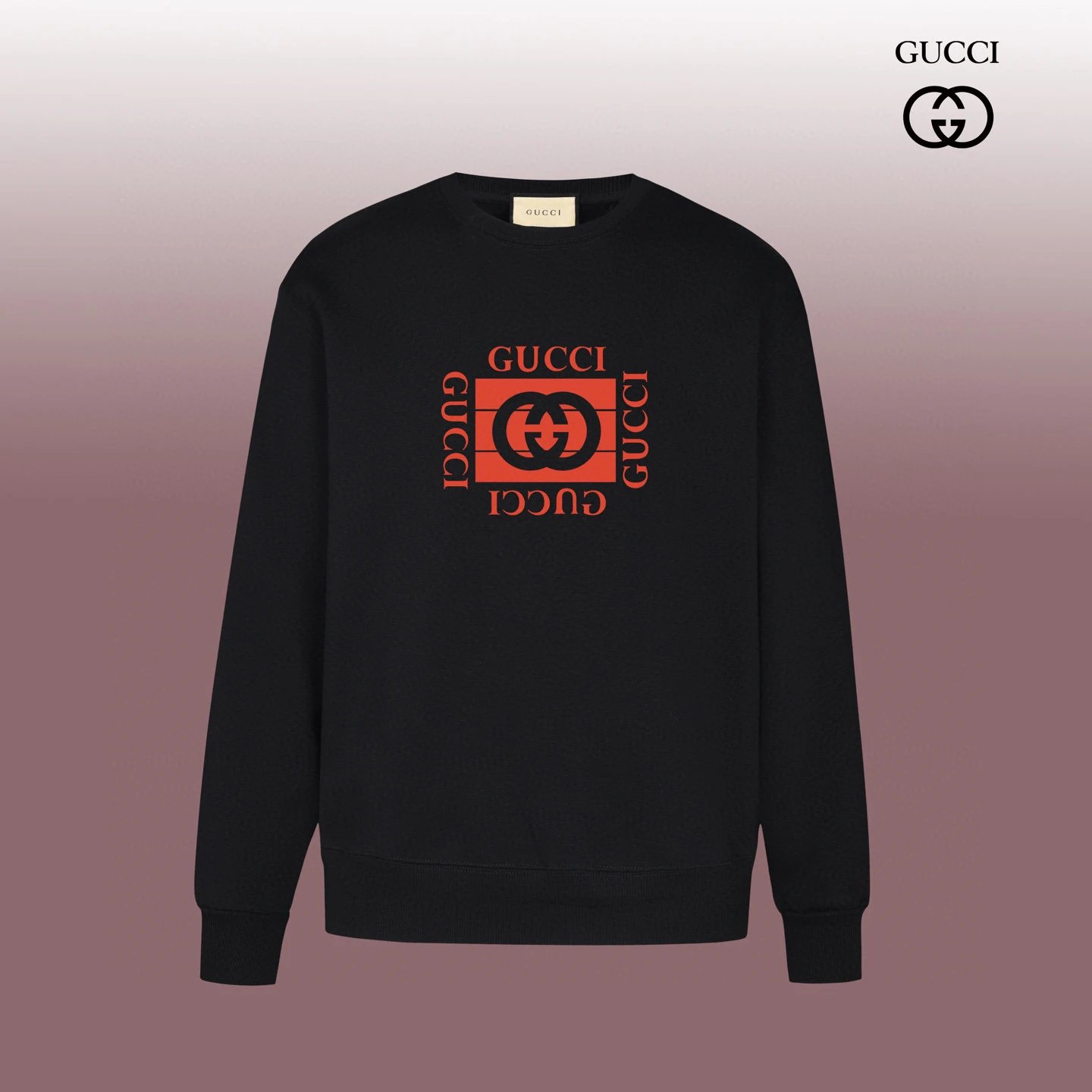 Gucci Dragon Print Crewneck Black Hoodie - 6