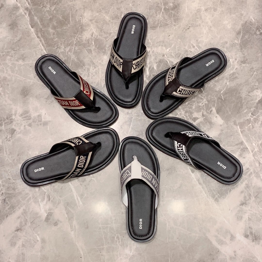 Dior Oblique Flip Flops [8 sty
