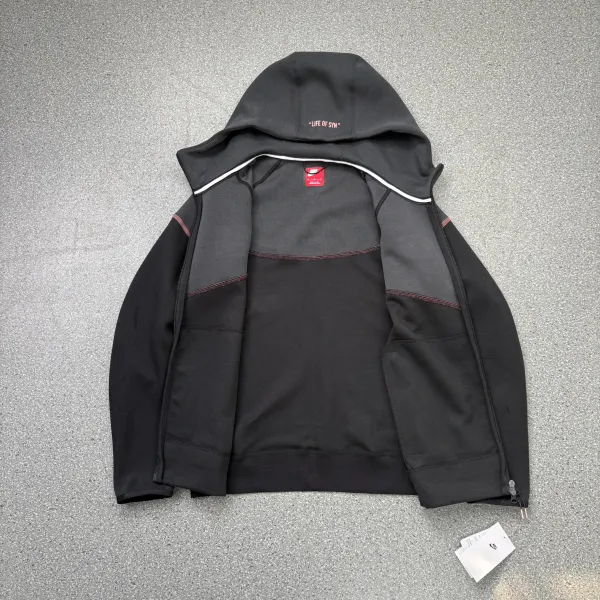 Nike Tech Fleece x SYK 'Life of SYN' Black Pink Tracksuit - 8