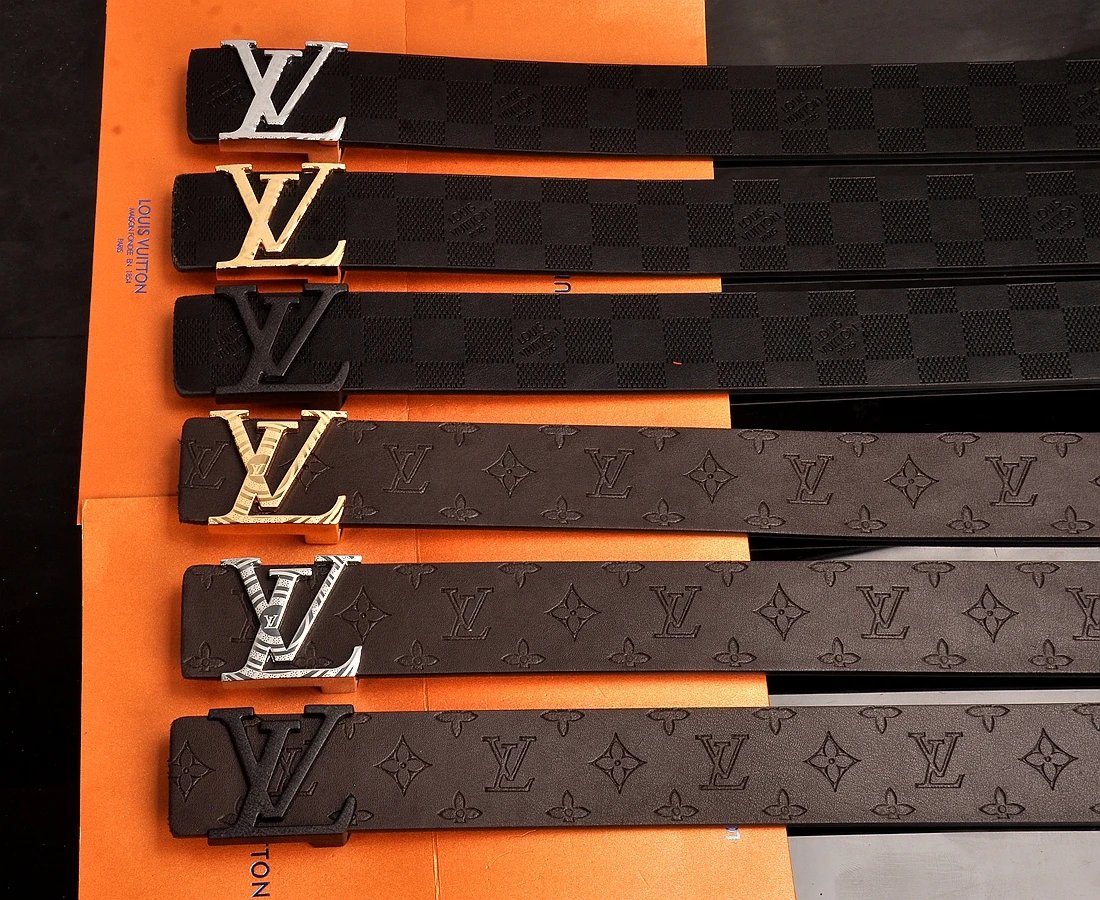 Louis Vuitton Damier Graphite Belt with LV Twist Buckle Black - 5