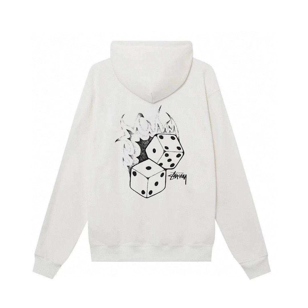 Stussy Paris Hoodie Ash Grey