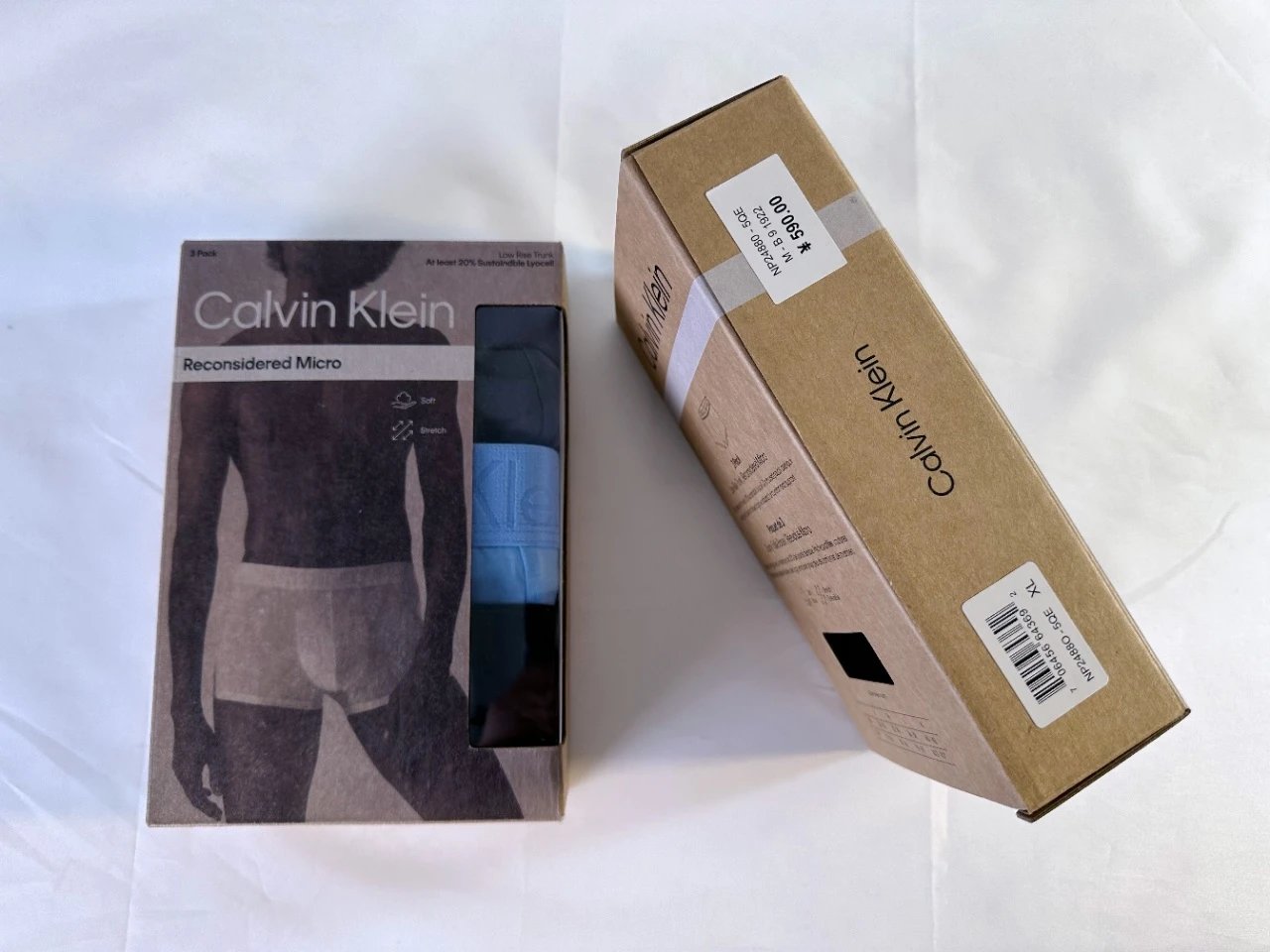 Calvin Klein Modern Cotton Micro Boxer Briefs - Gray, Light Blue, Black - 3