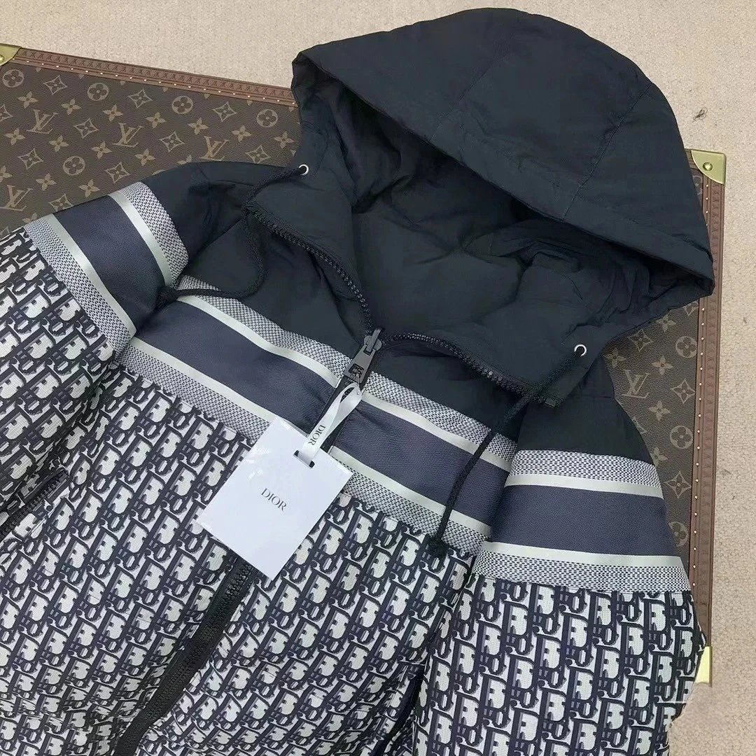 Dior Oblique Monogram Hooded Windbreaker Jacket - 5