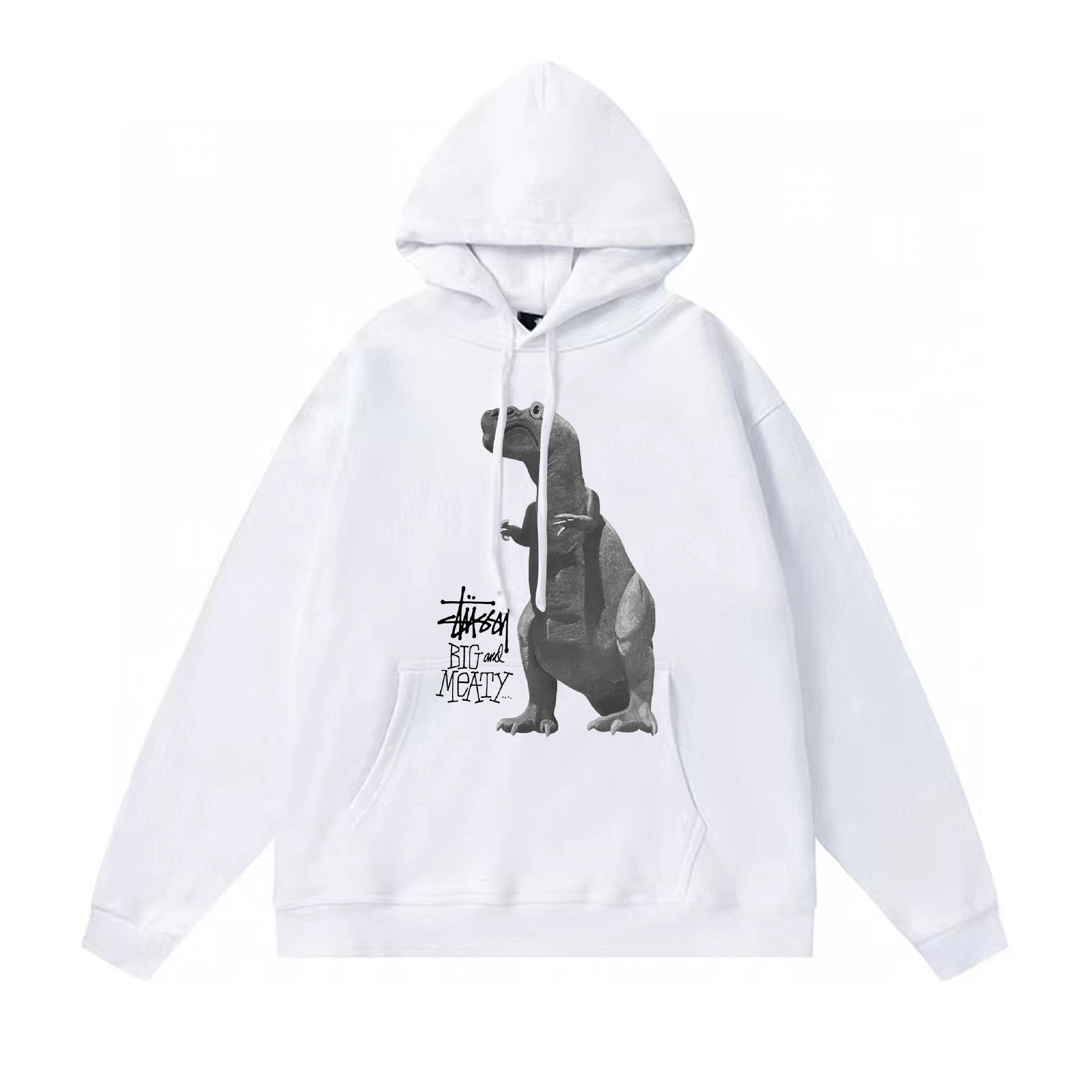Stussy Big and Meaty Hoodie White