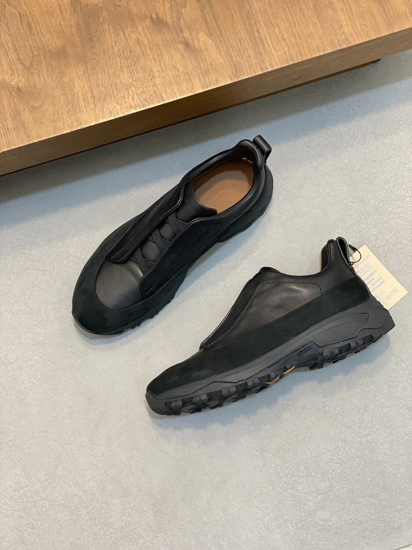 Zegna Wildiron Leather Sneaker Black Suede