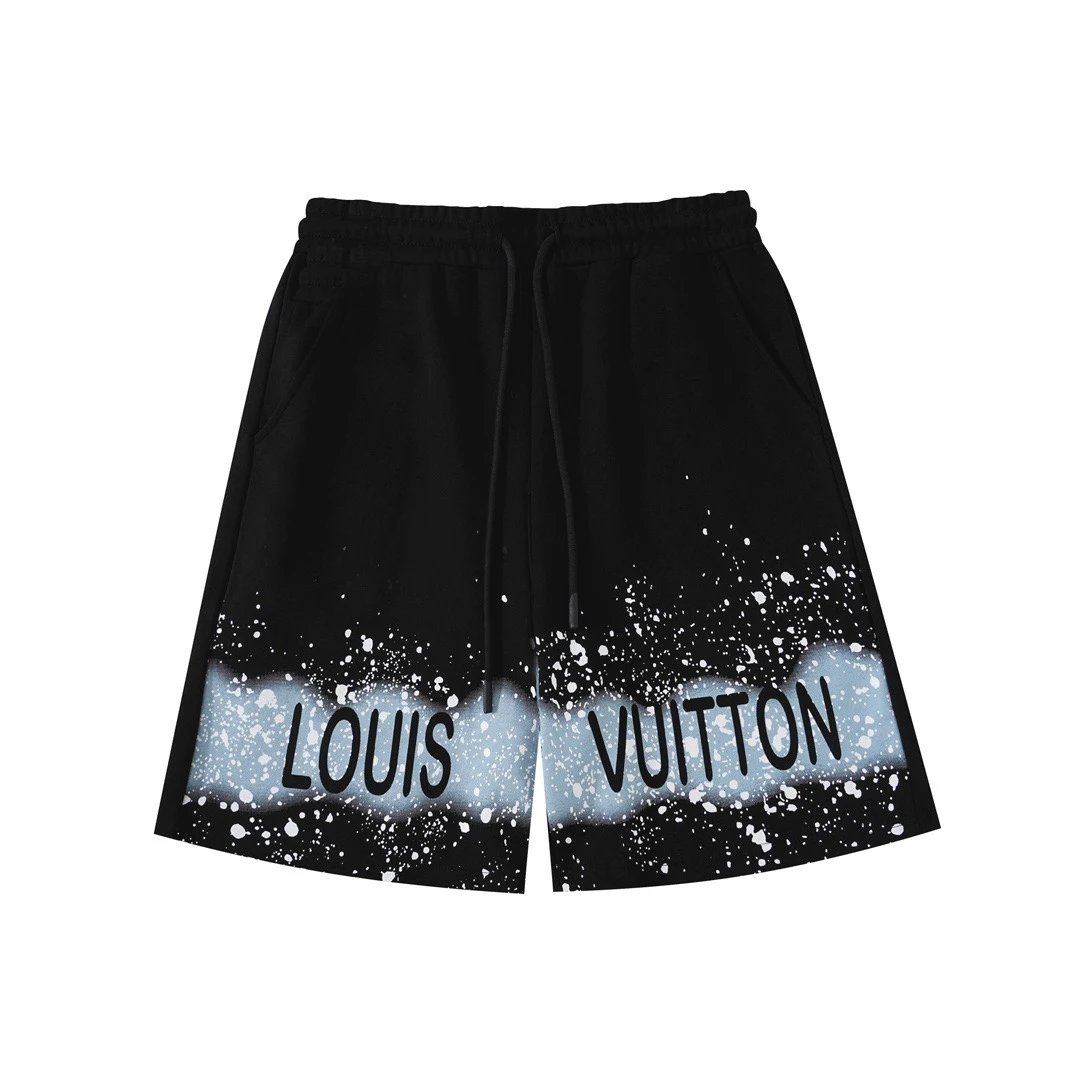 Louis Vuitton Hammer Screw Graphic Shorts White