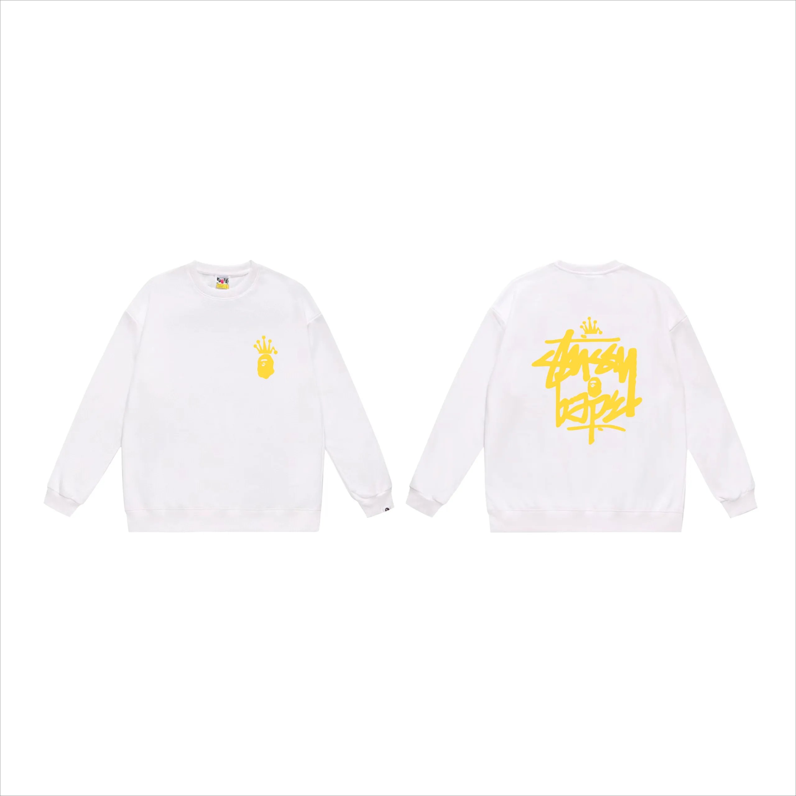 Stussy Basic Crewneck White